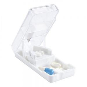 PASTILLERO CON CORTAPASTILLAS CRYSTAL personalizada